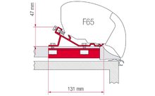 Soportes para toldos Fiamma F65/F80 Montaje en el techo