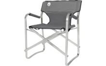 Silla de director plegable de aluminio plata Deck Chair Coleman