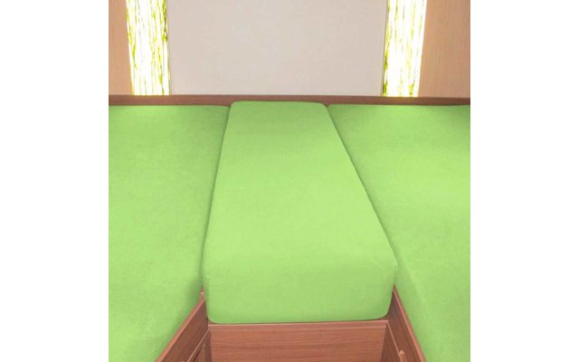 Juego de sábanas ajustables para cama trasera de 3 piezas verde manzana